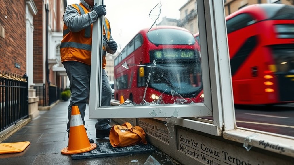Broken Glass Replacement South Kensington