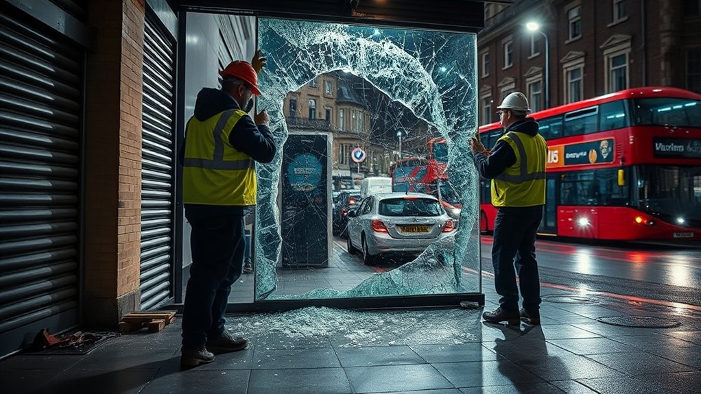 Emergency Shop Front Repair South Kensington