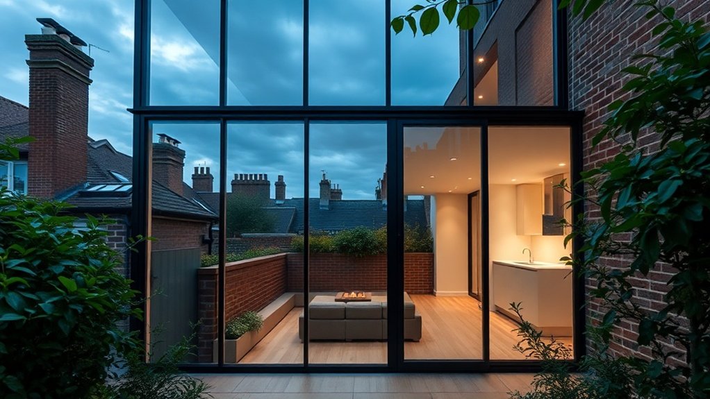 Glass Extension Walls South Kensington