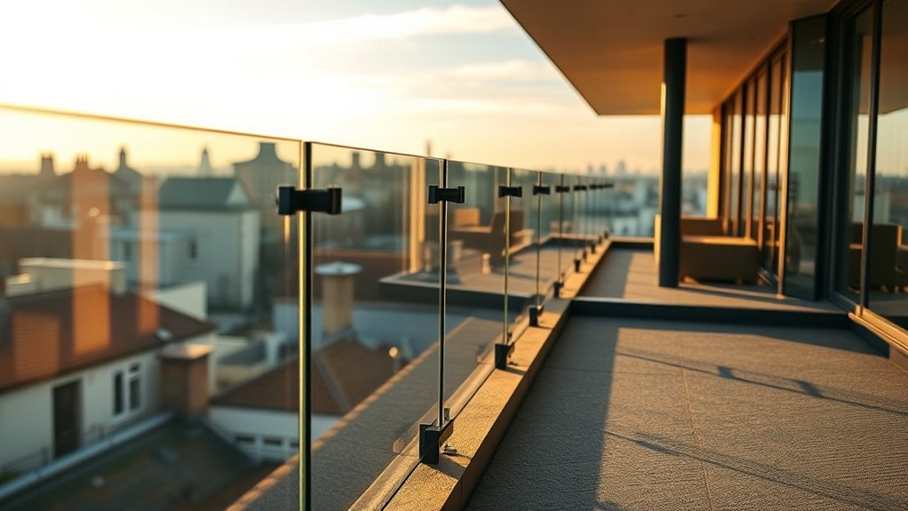 Terrace Glass Balustrades South Kensington