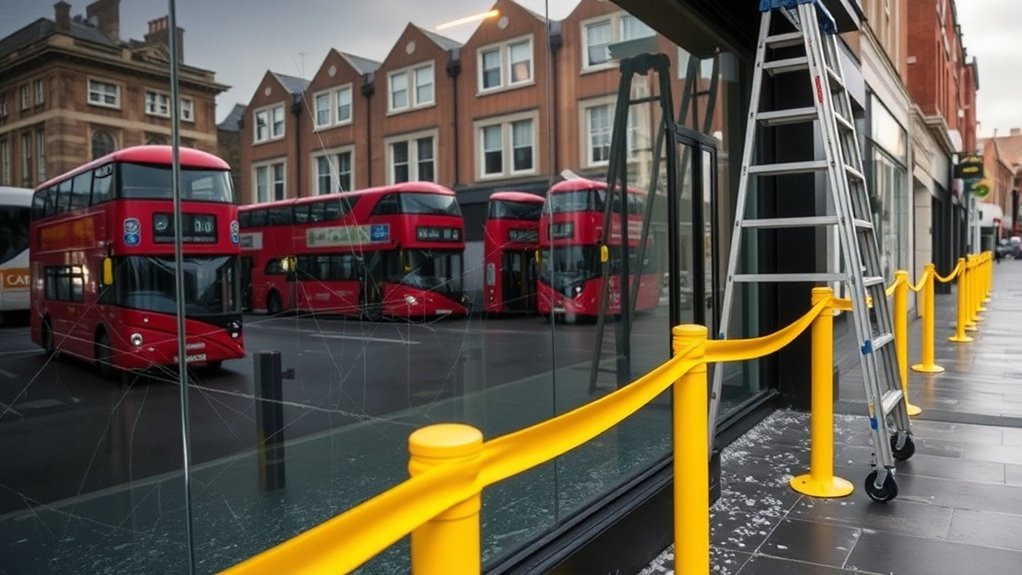 Vandalism Glass Repair South Kensington